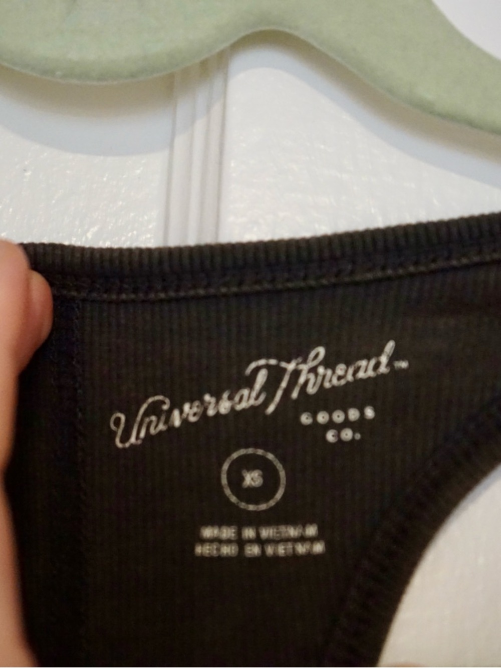 Universal Thread Charcoal Gray Racerback Tank Top - Picture 2 of 3